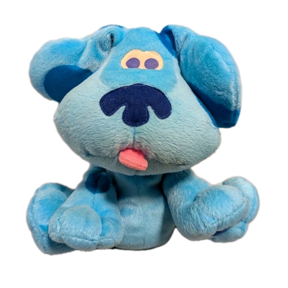 Blue Plush Dog Toy